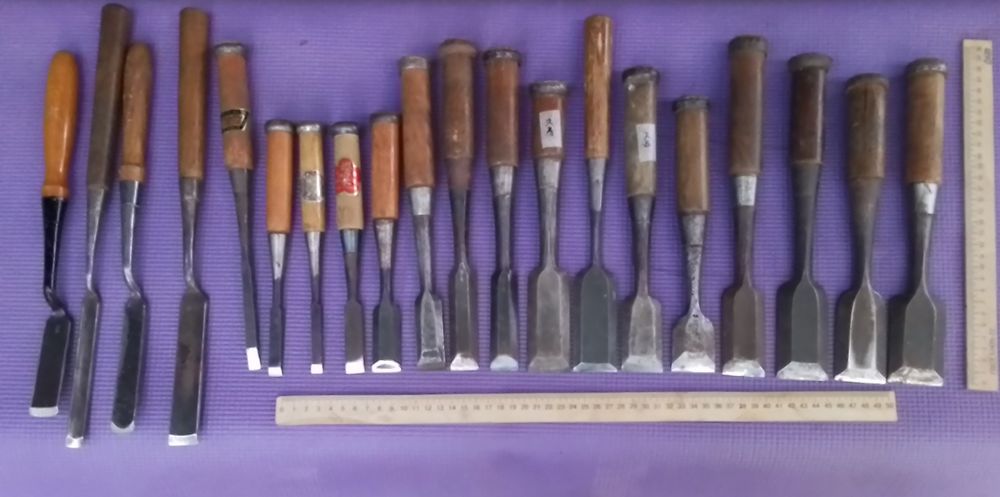Японські професійні рубанки Канна, стамески Номі 1970-80-х років.