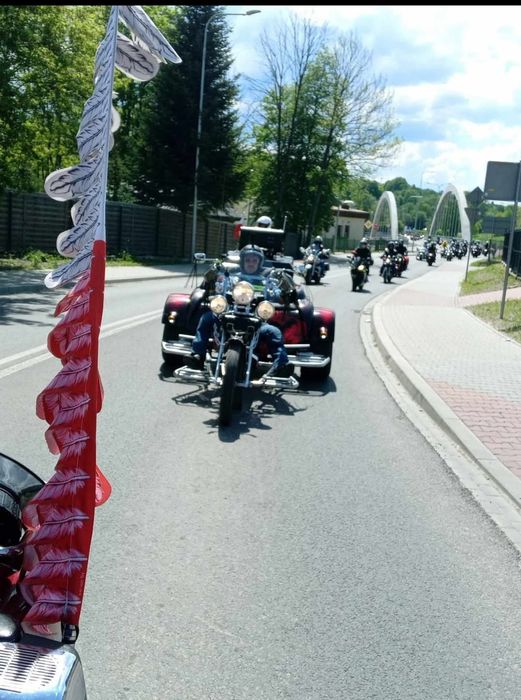 Trajka, trike, motocykl 3 kołowy boom family