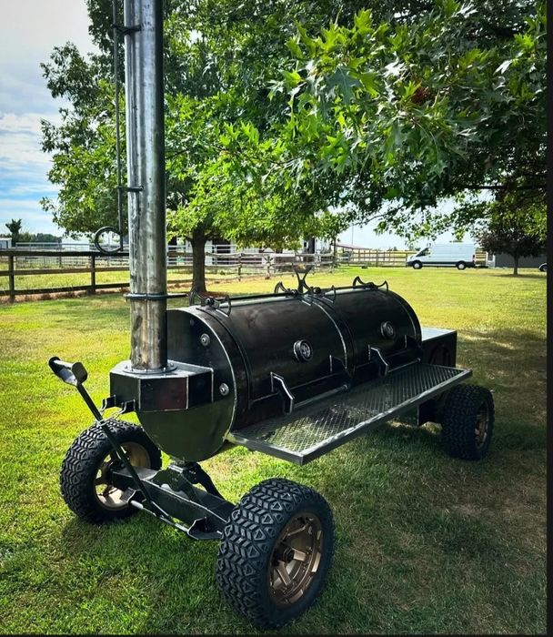 Smoker bbq grill lokomotywa texas