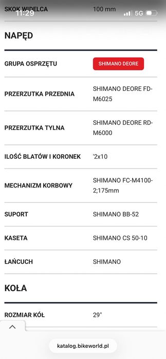 Rower górski Wheeler Arrow rozm. L 29”