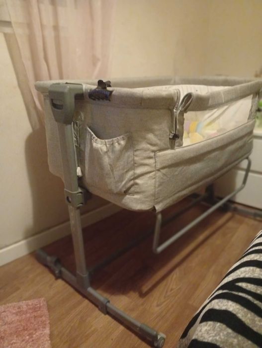 Berço bebe cinza