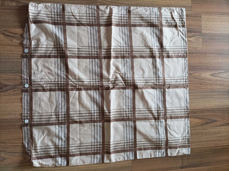 Pościel niebiesko-brązowa