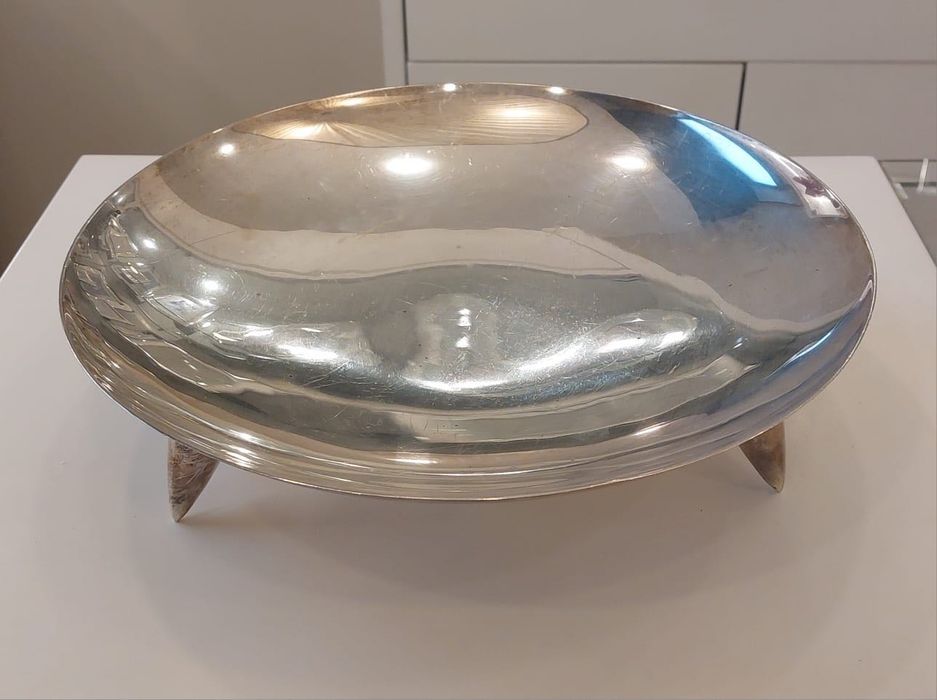 Candelabros e fruteira ( Modernistas ) em prata 925 - Isabel Dores