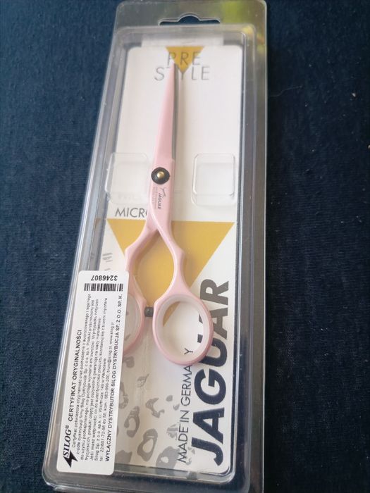 Jaguar Ergo Pink Pre Style nożyczki antyalergiczne 5.5