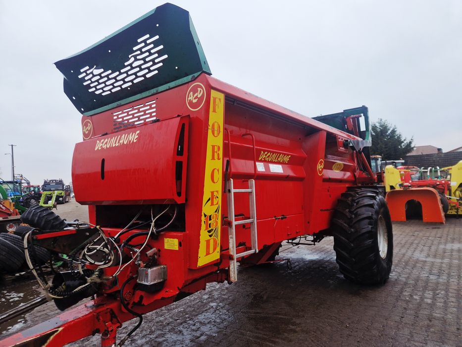 Deguillaume F13 D 13m3 Własna hydraulika klapa 2015rok rozrzutnik jean