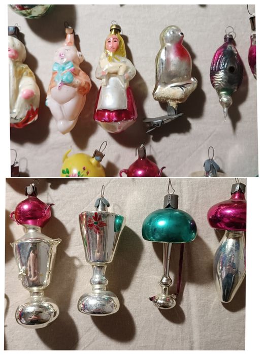 Ёлочные игрушки СССР 1950