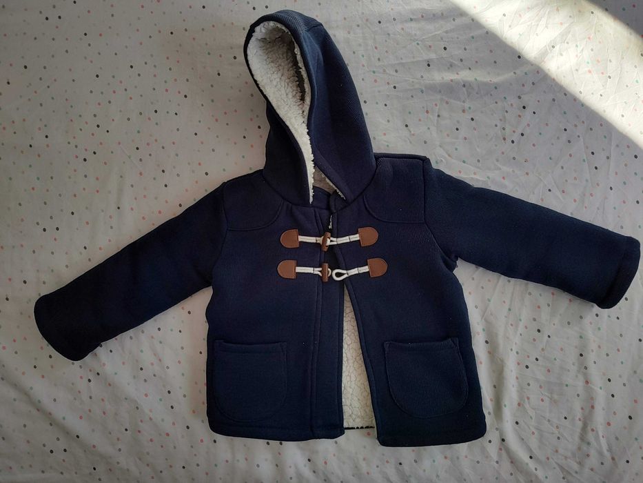 Granatowy płaszczyk roz. 86-92