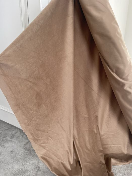 Welur velvet kolor 08 karmel