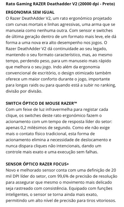 Razer DeathAdder V2 Mouse64751164333569123