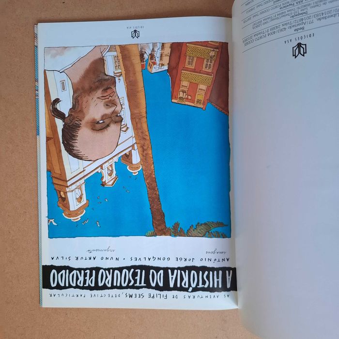 "Aventuras de Filipe Seems, A história do Tesouro perdido", de António Jorge Gonçalves e Nuno Artur Silva