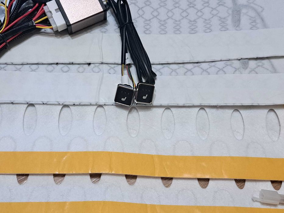 Підігрів сидінь. Подогрев сидений комплект углеволокно