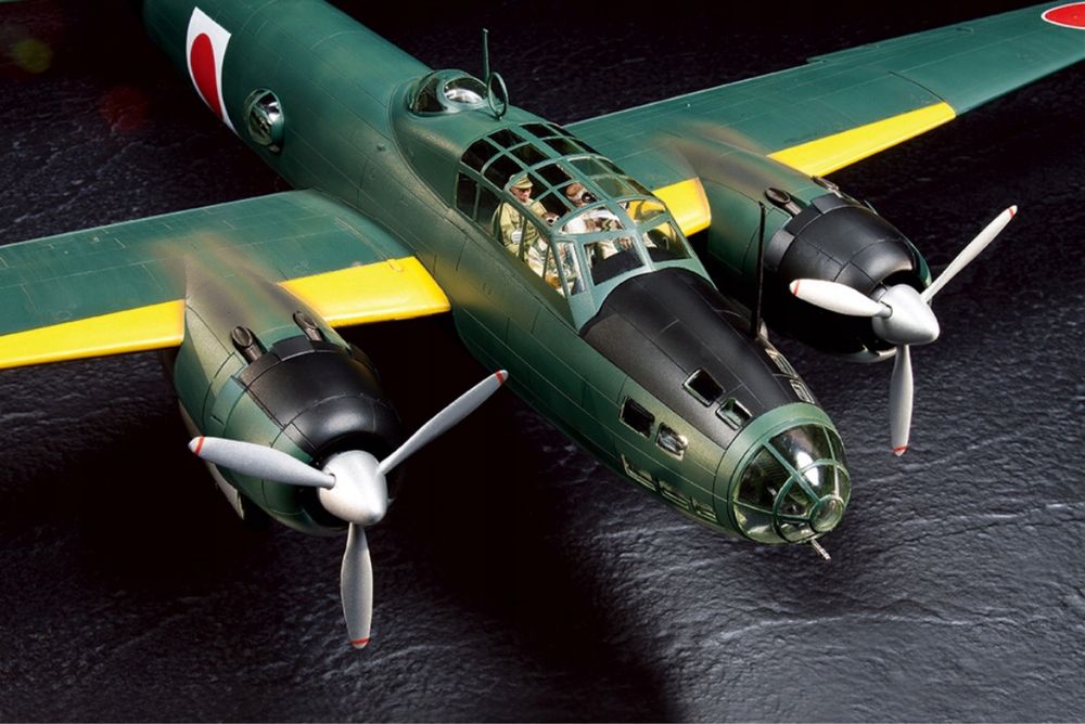 Tamiya 61110 model 1/48 samolot G4M1 Yamamoto 17 Figures