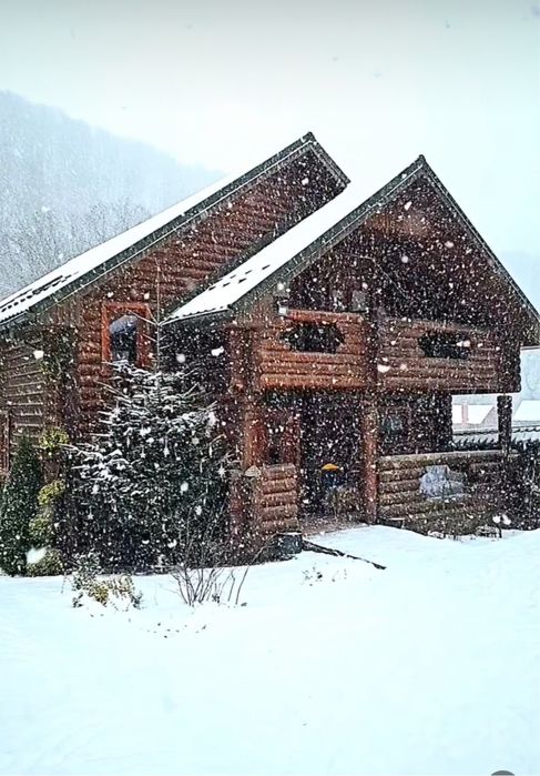 Будинок в горах деревʼяний подобово « Wow дача », чан і гірська річка