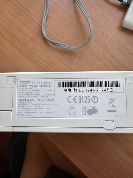 Nintendo Wii Branca RVL-001 + Cabos Originais | Compatível GameCube