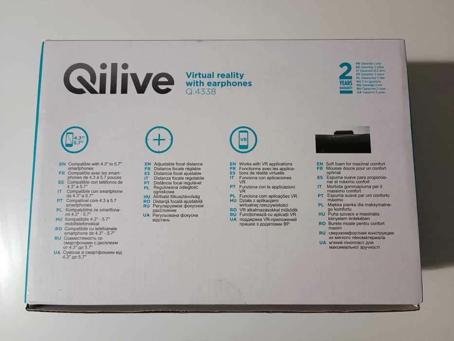 Óculos de Realidade Virtual Qilive
