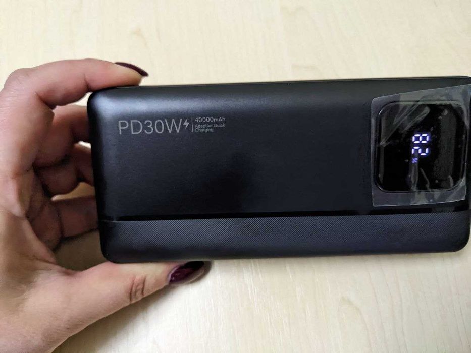 Павербанк Safe Speed 40000мАч PD 30 Вт SCP 22.5 Вт Type-C / Lighting