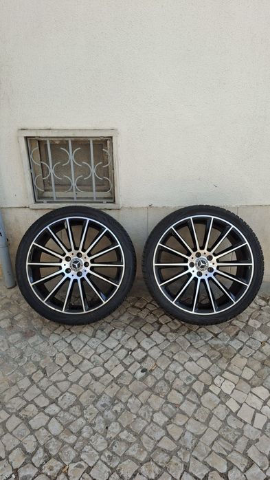 Jantes com pneus Mercedes AMG turbine 20" (originais)