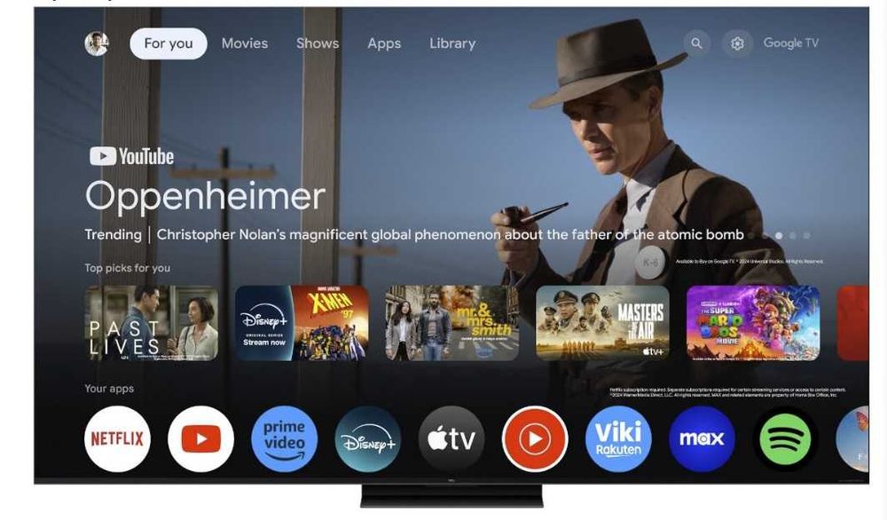Telewizor TCL 85Q7C 85" QD-Mini LED 4K 144Hz Smart -Google TV