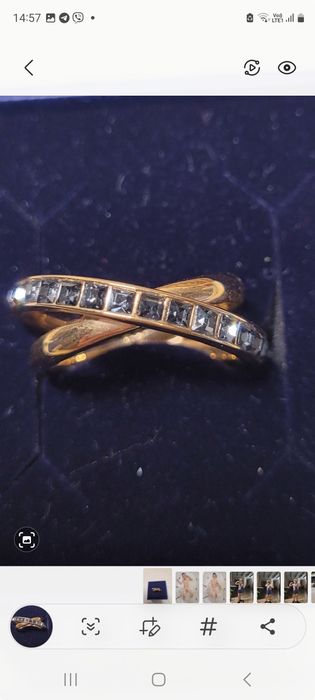 Кольцо Swarovski