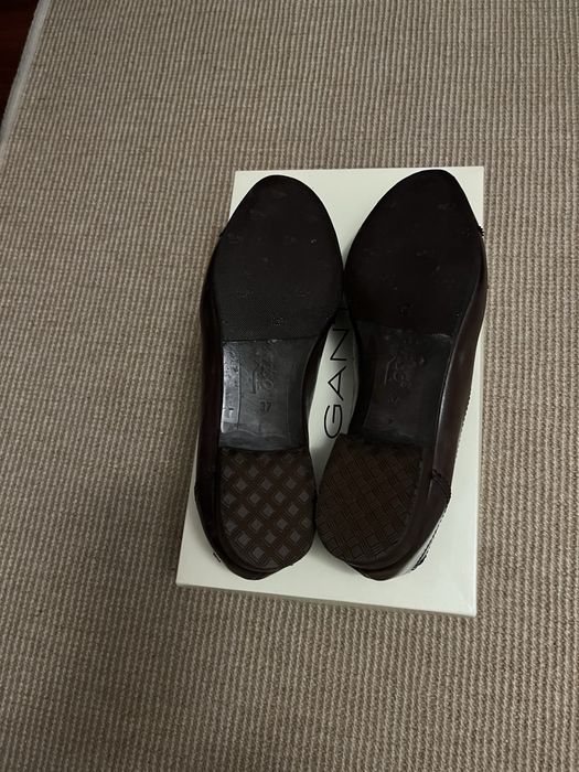 Mocassins castanhos da “Helio”, nº37 (26 cm)