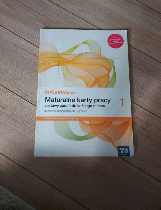 Maturalne karty pracy matematyka rozszerzona klasa 1