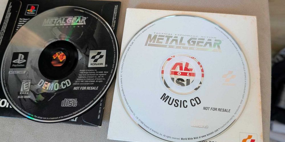 Metal Gear Solid Music Cd
