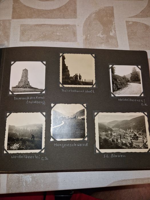 stare niemieckie zdjęcia pocztówki  album