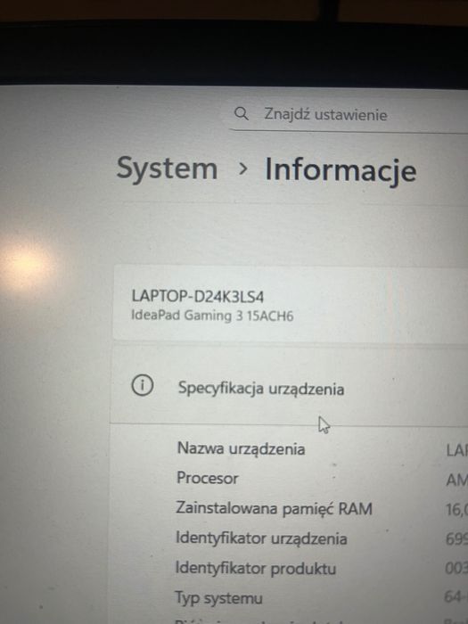 Laptop Ideapad Gaming