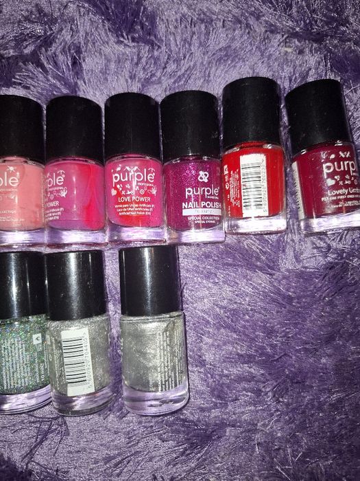 19 Vernizes purple cheios  e novos