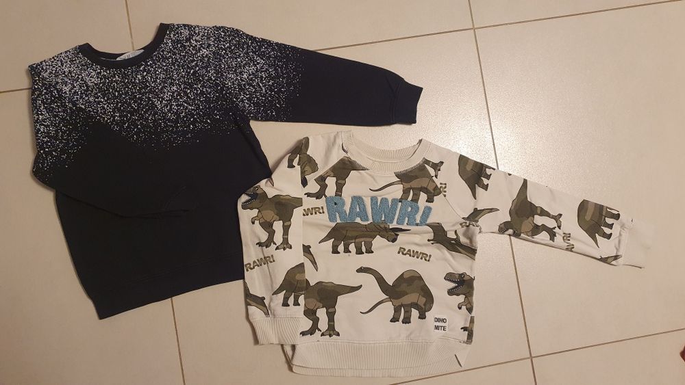 Bluzy chłopięce rozmiar 110/116