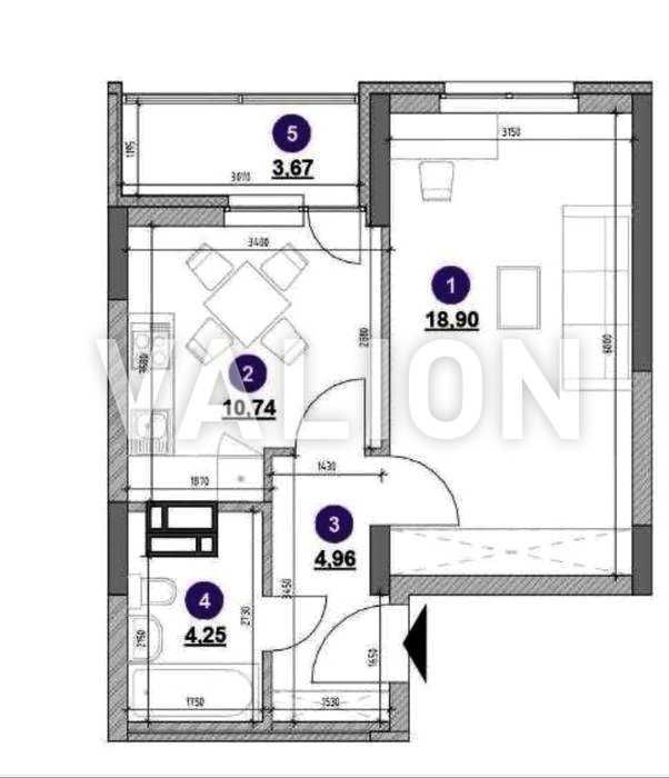 Продаж (перепоступка) 1к квартири  в ЖК OK’LAND