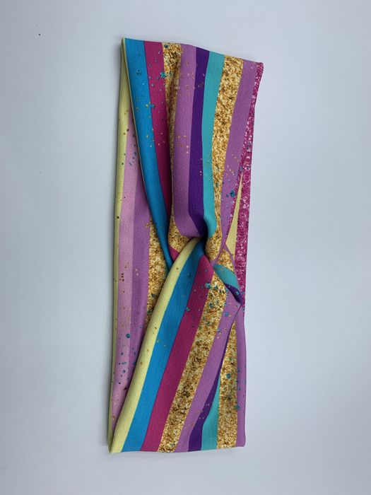 Przeplatana opaska handmade