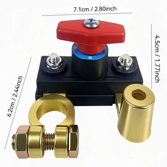 Interruptor de Desconexão de Bateria de Carro 12V/24V