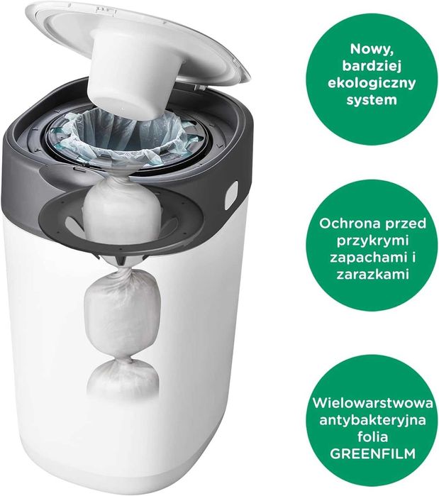 Tommee Tippee Kosz na pieluchy Twist and Click z wkładem antybakteri