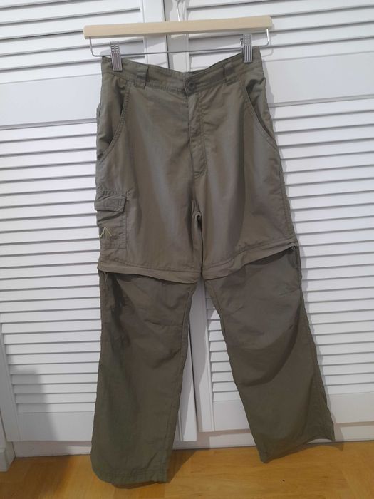 Unlicensed UNLD 152 khaki spodnie trekkingowe 2w1