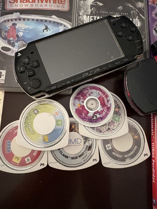 Lote 2 Consolas PSP + Jogos + Câmara PSP – Ler descrição