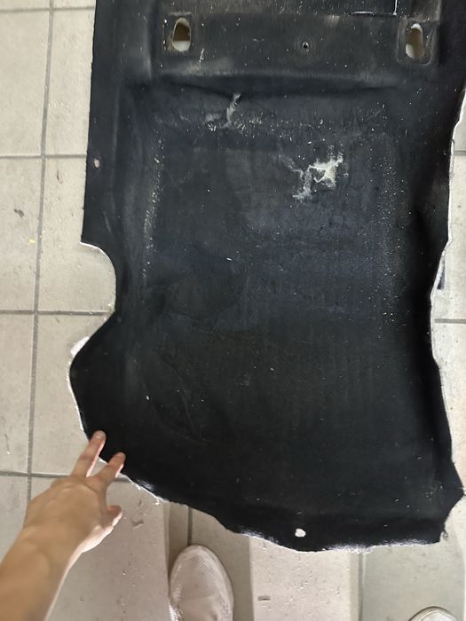 Обшивка пола ковролин карпет mazda 3 bk