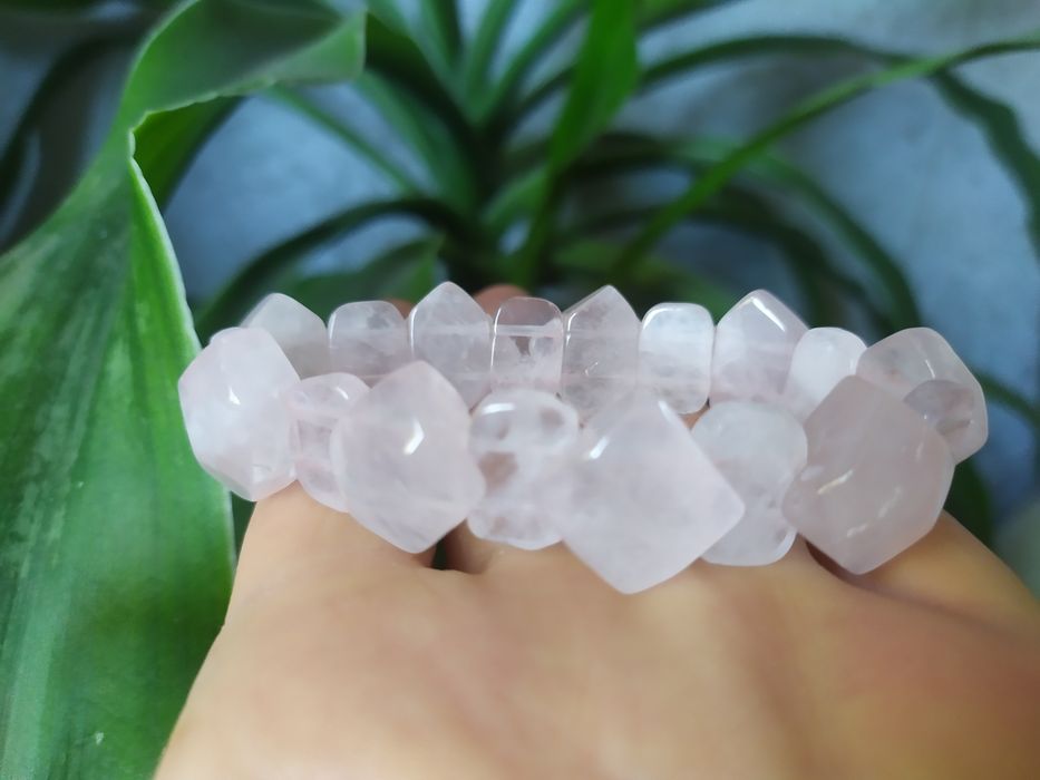 Браслет Розовый Кварц