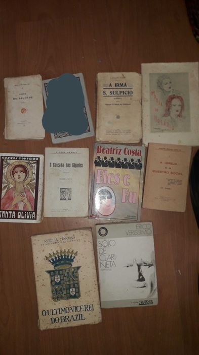 Livros romances antigos anos 60-80