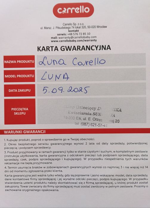 Łóżeczko dostawne