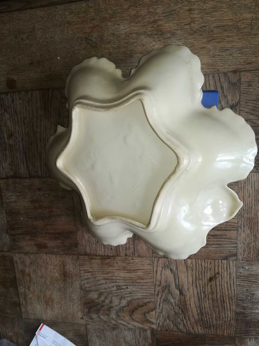 Piękna stara patera w kształcie liścia dyni? cena 04.08