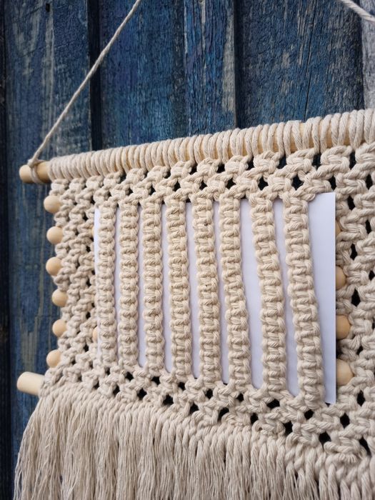 Moldura em Macramé