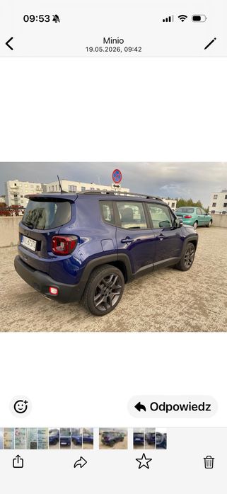 Jeep Renegade 2019 rok, niski przebieg