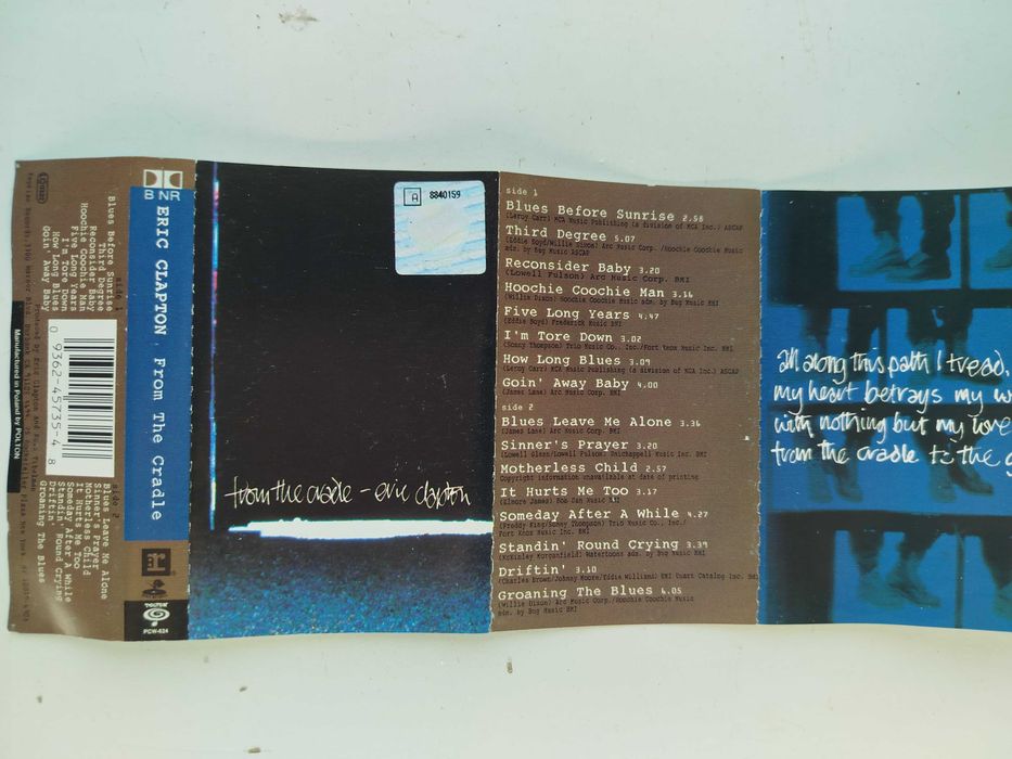 Eric Clapton From the Cradle kaseta Polton