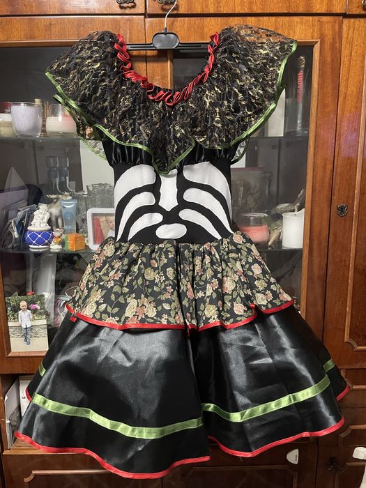 Карнавальный костюм скелет для девушки S/M