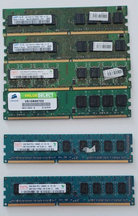 DDR3  и DDR2 оперативная память
