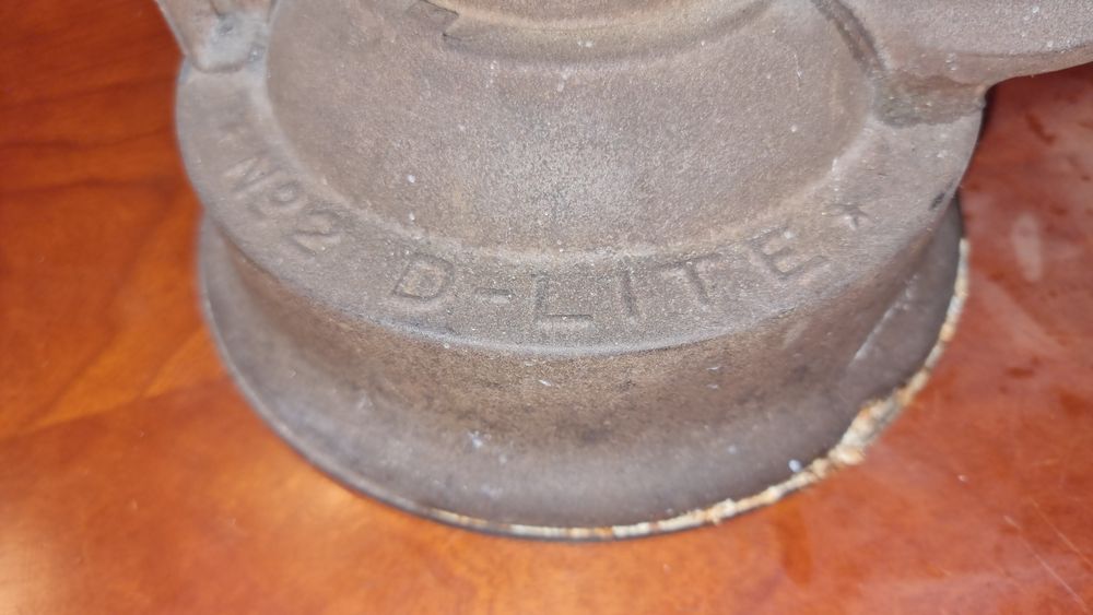 Lanterna antiga DIETZ Nº2 D-Lite – 35 cm – anos 30/50 – original USA