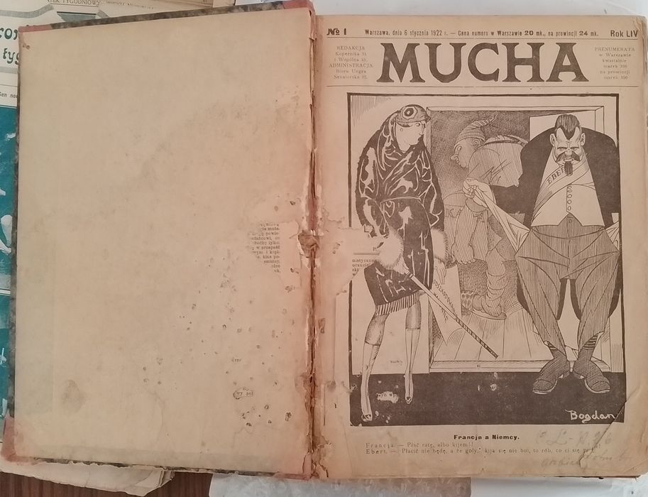 Czasopismo Mucha rocznik 1922