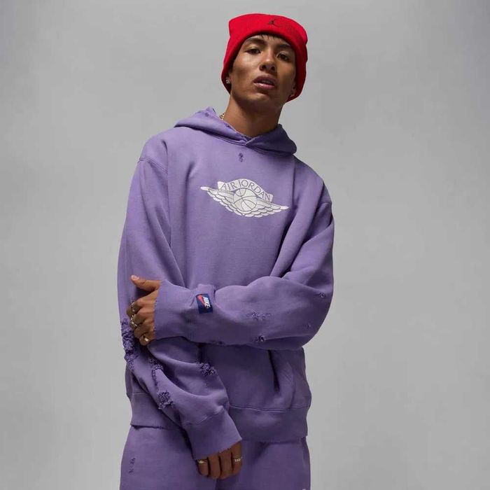 ОРИГІНАЛ Nike Jordan Rare Air Fleece "Purple Earth" Logo (M - Оверс.)