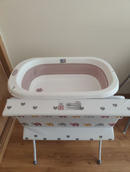 Banheira Dobrável CHIPOLINO Fiore Pink